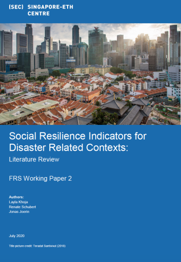 Social Resilience Indicators for Disaster Related Contexts